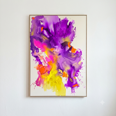 Abstrakte Acryl Kunst